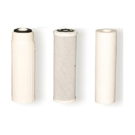 Set di 3 filtri per demineralizzatore MELAdem 47/55/56 (filtro a scambio ionico, a carbone e a sedimenti) MELAG MD475556