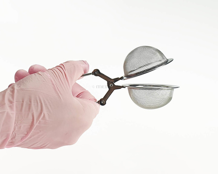 Behälter für dentale Bohrer, Zange, Edelstahl, Durchmesser 5 cm, für SciCan HYDRIM, MEDBIT.PL