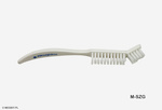 Spazzola curva per la pulizia di strumenti medici e cosmetici, sterilizzabile in autoclave, 17 cm, MEDBIT.PL