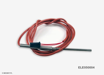 Sensore di temperatura PT1000 con connettore (3x45x1000 mm) per sterilizzatori, compatibile Midmark, codice ELE050004