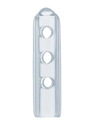 Coperture protettive trasparenti per strumenti chirurgici 4,8x25,4 mm, Plastisol, autoclavabili, confezione da 25 pezzi, FST