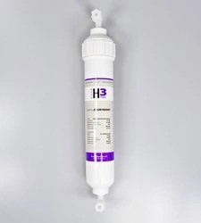 Filtro a scambio ionico 500ml H3 TOC per demineralizzazione acqua ultra pura, compatibile con demineralizzatori HLP UV, HYDROLAB EJ-0500-1