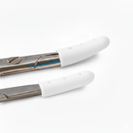 Healthmark - Osłonki silikonowe białe 1,5 x 19 mm (25 szt.) - Ochrona narzędzi i personelu