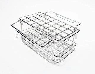 Stelaż do spionowanych narzędzi HYDRIM C61 SCICAN, stal nierdzewna, do myjni HYDRIM C61wd G4, 178x102x95 mm