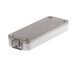 Kontener do sterylizacji narzędzi MELAG 15M, 35x12x4.5 cm, 100 filtrów, norma EN 868-8, kod ME01152