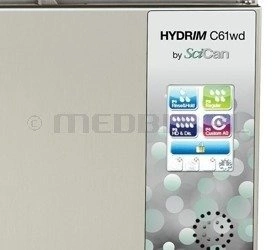 Etiqueta para porta, visor e painel frontal para lavadora-desinfetadora HYDRIM C61wd G4 SciCan, código 01-113315S