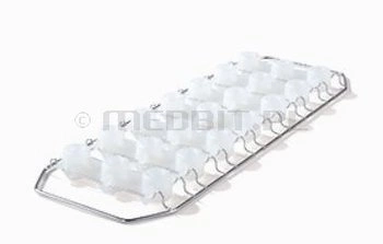 Suporte para 21 pontas odontológicas HYDRIM M2/G4 (01-113112S) SciCan – rack de aço inoxidável com encaixes de silicone para lavadora-desinfetadora