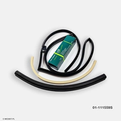 Conjunto de Vedação para Porta HYDRIM M2 SciCan, Inclui Vedação de Câmara, 2 Vedantes Pequenos, Vedação Inferior Branca e Cola de Silicone, Compatível com L110W/M2