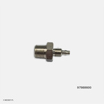 Conector reto macho rosca 1/8" para autoclaves Bravo e Stern Weber Millennium, aço inox, CEFLA 97988600