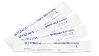 Testes Químicos Bowie & Dick Control para Autoclaves a Vapor STERIM, Compatíveis com PCD Control, 100 Unidades, ISO 11140-1 Tipo 2