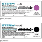 STEAM Classe 6 - Tira de Teste Química STERIM Emulator Classe 6, 134°C/5,3min - 121°C/15min, 250 unid.