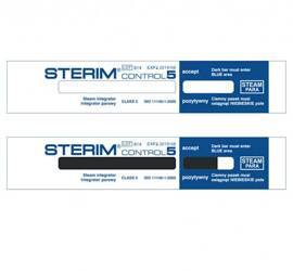 STEAM Classe 5 – Teste Emulador em Tira CONTROL 5 para Esterilização a Vapor, 1000 unidades, STERIM